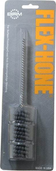 Brush Research Mfg. - 1" Bore Diam, 320 Grit, Silicon Carbide Flexible Hone - Extra Fine, 8" OAL - USA Tool & Supply