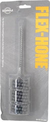 Brush Research Mfg. - 1-1/2" Bore Diam, 320 Grit, Silicon Carbide Flexible Hone - Extra Fine, 8" OAL - USA Tool & Supply