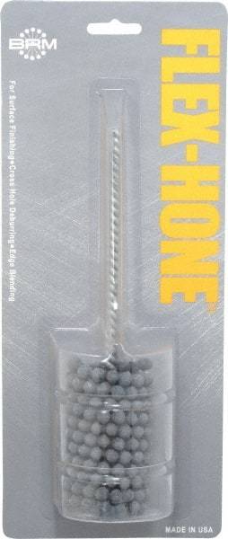 Brush Research Mfg. - 1-3/4" Bore Diam, 240 Grit, Silicon Carbide Flexible Hone - Extra Fine, 8" OAL - USA Tool & Supply