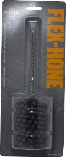Brush Research Mfg. - 2-1/4" Bore Diam, 120 Grit, Silicon Carbide Flexible Hone - Fine, 8" OAL - USA Tool & Supply