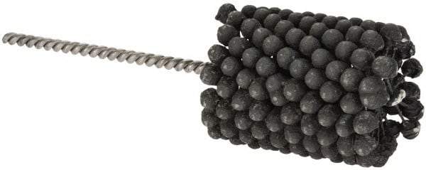 Brush Research Mfg. - 2-1/4" Bore Diam, 320 Grit, Silicon Carbide Flexible Hone - Extra Fine, 8" OAL - USA Tool & Supply