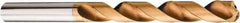 Sandvik Coromant - 10.3mm 140° Solid Carbide Jobber Drill - Multilayer TiAlN Finish, Right Hand Cut, Spiral Flute, Straight Shank, 5.5118" OAL, Split Point - USA Tool & Supply