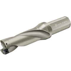 Walter - 64.5mm Max Drill Depth, 3xD, 21.5mm Diam, Indexable Insert Drill - 2 Inserts, 25mm Shank Diam, Flange Shank - USA Tool & Supply
