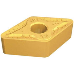 Iscar - DNMG442 GN Grade IC428 Carbide Turning Insert - TiC/Al2O3 Finish, 55° Diamond, 1/2" Inscr Circle, 1/4" Thick, 1/32" Corner Radius - USA Tool & Supply