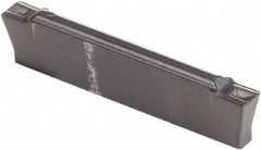 Kennametal - 0205G GMN Grade KCU10, 2.05mm Cutting Width Carbide Grooving Insert - 2mm Max Depth of Cut, Neutral, 0.2mm Corner Radius, AlTiN Finish - USA Tool & Supply