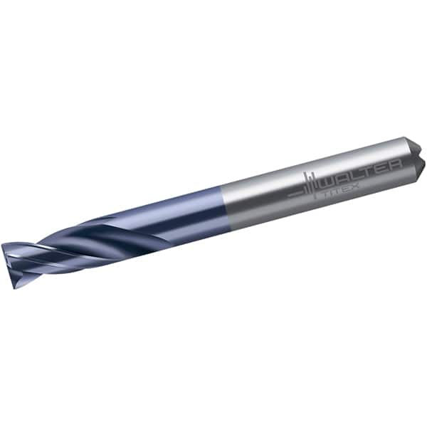 Walter-Titex - 1/8" 180° Spiral Flute Solid Carbide Screw Machine Drill Bit - USA Tool & Supply