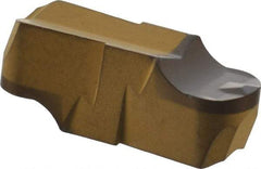 Iscar - 478239GIPI Grade IC8250, 4.78mm Cutting Width Carbide Grooving Insert - Neutral, 2.39mm Corner Radius, TiCN/Al2O3/TiN Finish - USA Tool & Supply