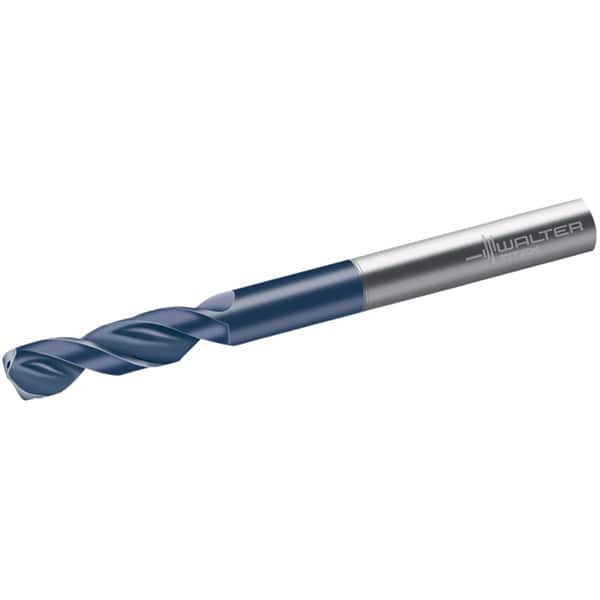 Walter-Titex - 10mm 150° Spiral Flute Solid Carbide Screw Machine Drill Bit - USA Tool & Supply