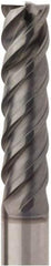 Seco - 10mm, 4 Flute, Single End, Solid Carbide, Corner Chamfer End Mill - 85mm OAL, 48° Helix, Right Hand Flute, 40mm LOC, Right Hand Cut - USA Tool & Supply