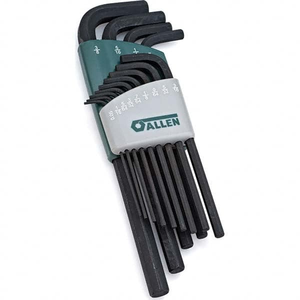 Allen - Hex Key Sets Tool Type: Hex Handle Type: L-Key Long Arm - USA Tool & Supply