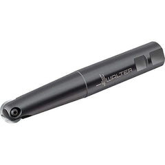 Walter - 8mm Cut Diam, 4mm Max Depth of Cut, 12mm Shank Diam, 140mm OAL, Indexable Ball Nose End Mill - 15,600 Max RPM - USA Tool & Supply