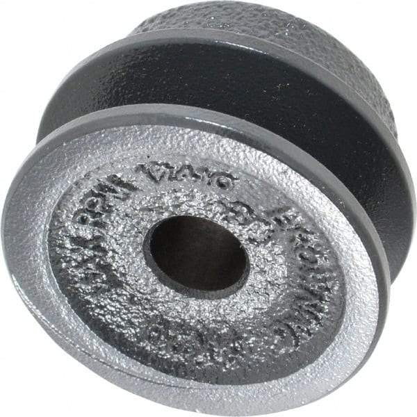 Browning - 1/2" Bore, 15/16 Long, 2" Outside Diam, Finished Bore Single Groove V Belt Sheave - 21/32" Wide, 1.46" Pitch Diam of 3L Belt, 1.8" Pitch Diam of 4L Belt - USA Tool & Supply