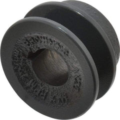 Browning - 3/4" Bore, 15/16 Long, 2" Outside Diam, Finished Bore Single Groove V Belt Sheave - 21/32" Wide, 1.46" Pitch Diam of 3L Belt, 1.8" Pitch Diam of 4L Belt - USA Tool & Supply