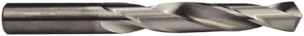 M.A. Ford - Letter R 118° Solid Carbide Jobber Drill - Bright Finish, Right Hand Cut, Spiral Flute, Straight Shank, 4" OAL, Four Facet Point - USA Tool & Supply