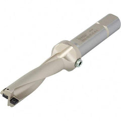 Iscar - 9.38" Max Drill Depth, 4xD, 2.344" Diam, Indexable Insert Drill - 2 Inserts, 1-1/2" Shank Diam, Straight Shank - USA Tool & Supply