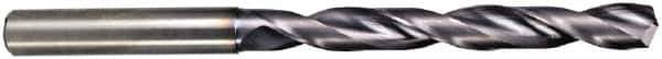M.A. Ford - 7.5mm, 142° Point, Spiral Flute, Solid Carbide Taper Length Drill Bit - ALtima Finish, 70mm Flute Length, 118mm OAL, Series 2XDCL - USA Tool & Supply