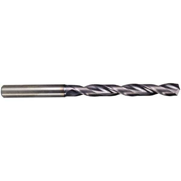 M.A. Ford - 9/32" 142° Spiral Flute Solid Carbide Taper Length Drill Bit - USA Tool & Supply
