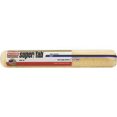 Wooster Brush - 1/2" Nap, 18" Wide Paint Roller - Semi-Rough Texture, Synthetic Knit - USA Tool & Supply