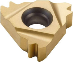 Seco - 27ER External Right Hand 8 API Round Laydown Threading Insert - Grade CP300, TiAlN/TiN Coated Carbide, 15.88mm Inscribed Circle - USA Tool & Supply