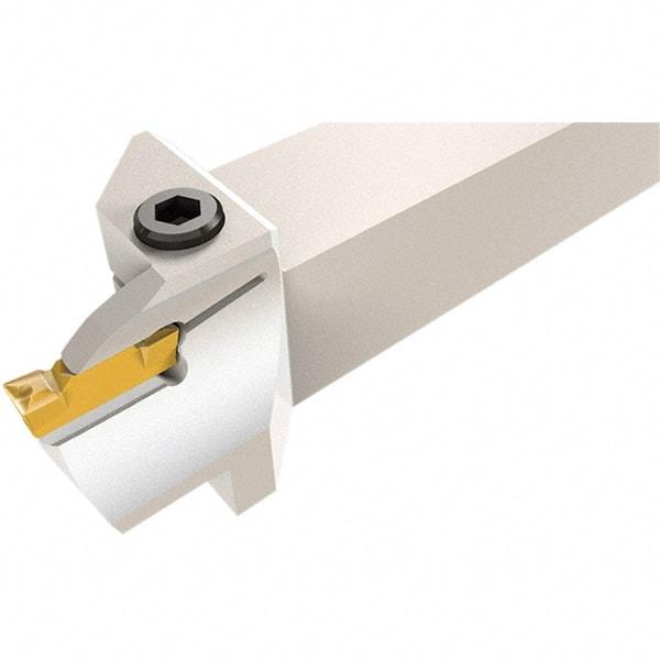 Iscar - HFH, External, Right Hand, 14mm Max Depth of Cut, 5mm Max Groove Width, Indexable Grooving Tool Holder - DGN.., GRIP, HFP.. Insert Compatibility, 25mm Shank Height, 25mm Shank Width, 150mm OAL - USA Tool & Supply