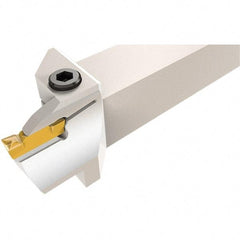 Iscar - HFH, Internal or External, Right Hand, 20mm Max Depth of Cut, 6 to 6mm Groove Width, Indexable Grooving Tool Holder - DGN 6303, GRIP 6.., HFPR 60.. Insert Compatibility, 25mm Shank Height, 25mm Shank Width, 150mm OAL - USA Tool & Supply