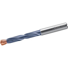 Walter-Titex - 1/8" 140° Solid Carbide Jobber Drill - Double Coating Finish, Right Hand Cut, Spiral Flute, Straight Shank, 66mm OAL, X-treme Plus Point - USA Tool & Supply
