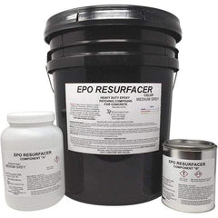 Made in USA - 50 Lb Concrete Repair/Resurfacing - Medium Gray, 25 Sq Ft Coverage, Epoxy Resin - USA Tool & Supply