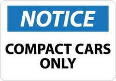 NMC - "Notice - Company Is Not Responsible for Loss or Damage to Parked Cars", 10" Long x 14" Wide, Pressure-Sensitive Vinyl Safety Sign - Rectangle, 0.004" Thick, Use for Accident Prevention - USA Tool & Supply