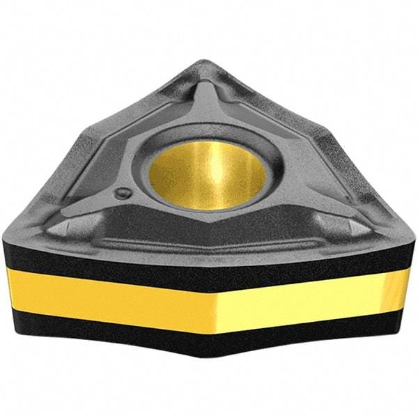Iscar - DNMG432 TF Grade IC8150 Carbide Turning Insert - TiCN/Al2O3 Finish, 55° Diamond, 1/2" Inscr Circle, 3/16" Thick, 1/32" Corner Radius - USA Tool & Supply