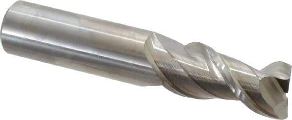 Kennametal - 3/4", 2 Flute, Single End, Solid Carbide, 0.03" Corner Radius End Mill - 4" OAL, 45° Helix, Right Hand Flute, 1-1/2" LOC, Right Hand Cut - USA Tool & Supply