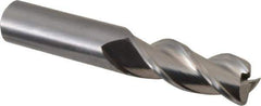 Kennametal - 1/2", 3 Flute, Single End, Solid Carbide, 0.06" Corner Radius End Mill - 3" OAL, 37° Helix, Right Hand Flute, 1-1/4" LOC, Right Hand Cut - USA Tool & Supply