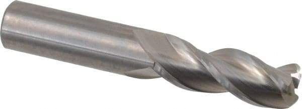 Kennametal - 1/2", 3 Flute, Single End, Solid Carbide, 0.12" Corner Radius End Mill - 3" OAL, 37° Helix, Right Hand Flute, 1-1/4" LOC, Right Hand Cut - USA Tool & Supply