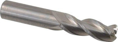 Kennametal - 1/2", 3 Flute, Single End, Solid Carbide, 0.12" Corner Radius End Mill - 3" OAL, 37° Helix, Right Hand Flute, 1-1/4" LOC, Right Hand Cut - USA Tool & Supply
