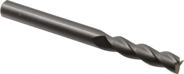 Kennametal - 3/8", 3 Flute, Single End, Solid Carbide, 0.03" Corner Radius End Mill - 4" OAL, 37° Helix, Right Hand Flute, 1-1/2" LOC, Right Hand Cut - USA Tool & Supply