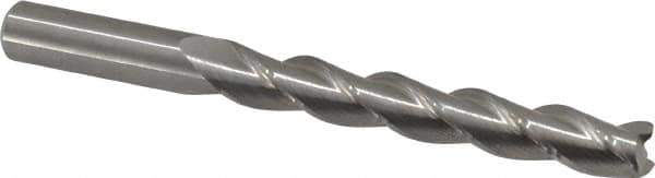 Kennametal - 3/8", 3 Flute, Single End, Solid Carbide, 0.03" Corner Radius End Mill - 4" OAL, 37° Helix, Right Hand Flute, 2-1/2" LOC, Right Hand Cut - USA Tool & Supply