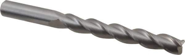 Kennametal - 3/8", 3 Flute, Single End, Solid Carbide, 0.06" Corner Radius End Mill - 4" OAL, 37° Helix, Right Hand Flute, 2-1/2" LOC, Right Hand Cut - USA Tool & Supply
