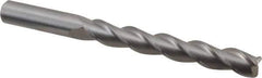 Kennametal - 3/8", 3 Flute, Single End, Solid Carbide, 0.06" Corner Radius End Mill - 4" OAL, 37° Helix, Right Hand Flute, 2-1/2" LOC, Right Hand Cut - USA Tool & Supply