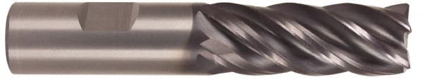 Kennametal - 5/8" Diam 5 Flute Solid Carbide 0.06" Corner Radius End Mill - USA Tool & Supply