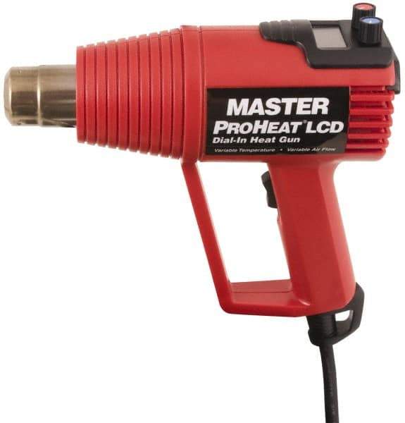 Master Appliance - 130 to 1,000°F Heat Setting, 4 to 16 CFM Air Flow, Heat Gun - 120 Volts, 11 Amps, 1,300 Watts, 6' Cord Length - USA Tool & Supply