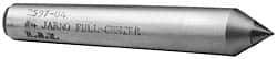 Made in USA - Carbide-Tipped Alloy Steel Standard Point Solid Dead Center - Jarno 12 Taper, 9" OAL - USA Tool & Supply