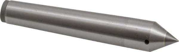 Made in USA - Carbide-Tipped Alloy Steel Standard Point Solid Dead Center - Jarno 4 Taper, 3" OAL - USA Tool & Supply