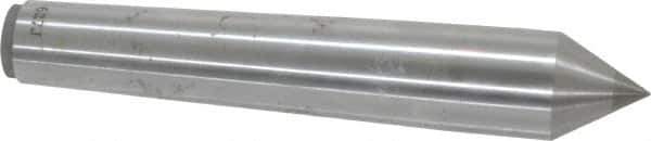 Made in USA - Carbide-Tipped Alloy Steel Standard Point Solid Dead Center - Jarno 6 Taper, 4-1/2" OAL - USA Tool & Supply