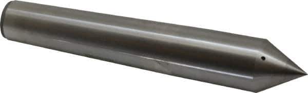 Made in USA - Carbide-Tipped Alloy Steel Standard Point Solid Dead Center - Jarno 9 Taper, 6-3/4" OAL - USA Tool & Supply