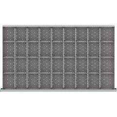 LISTA - 36-Compartment Drawer Divider Layout for 3.15" High Drawers - USA Tool & Supply