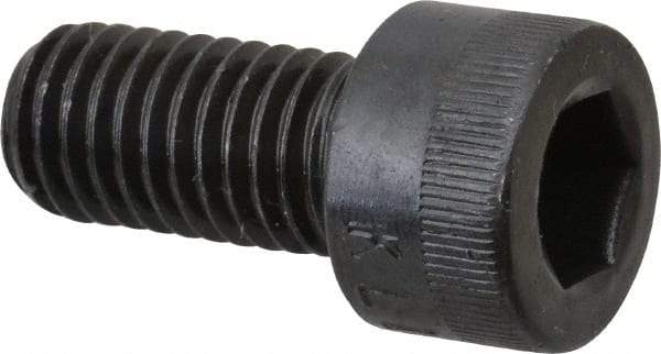 Made in USA - M10x1.50 Metric Coarse Hex Socket Drive, Socket Cap Screw - Grade 12.9 Alloy Steel, Black Oxide Finish, Fully Threaded, 20mm Length Under Head - USA Tool & Supply