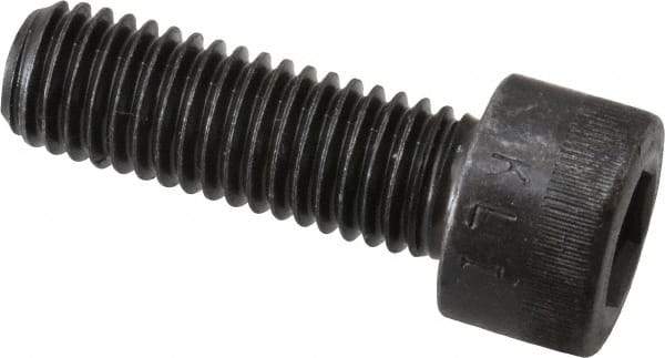 Made in USA - M10x1.50 Metric Coarse Hex Socket Drive, Socket Cap Screw - Grade 12.9 Alloy Steel, Black Oxide Finish, Fully Threaded, 30mm Length Under Head - USA Tool & Supply