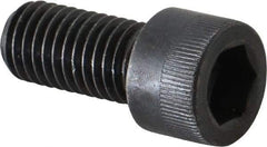 Made in USA - M12x1.75 Metric Coarse Hex Socket Drive, Socket Cap Screw - Grade 12.9 Alloy Steel, Black Oxide Finish, Fully Threaded, 25mm Length Under Head - USA Tool & Supply
