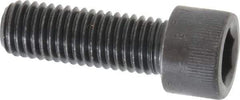 Made in USA - M12x1.75 Metric Coarse Hex Socket Drive, Socket Cap Screw - Grade 12.9 Alloy Steel, Black Oxide Finish, Fully Threaded, 35mm Length Under Head - USA Tool & Supply