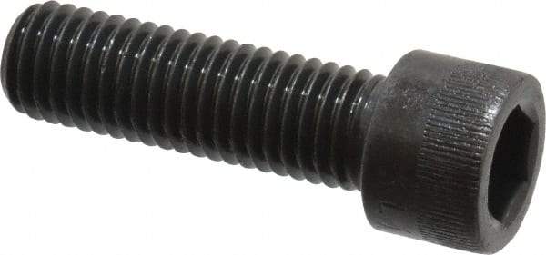 Made in USA - M12x1.75 Metric Coarse Hex Socket Drive, Socket Cap Screw - Grade 12.9 Alloy Steel, Black Oxide Finish, Fully Threaded, 40mm Length Under Head - USA Tool & Supply