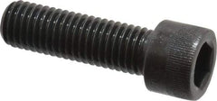 Made in USA - M12x1.75 Metric Coarse Hex Socket Drive, Socket Cap Screw - Grade 12.9 Alloy Steel, Black Oxide Finish, Fully Threaded, 40mm Length Under Head - USA Tool & Supply